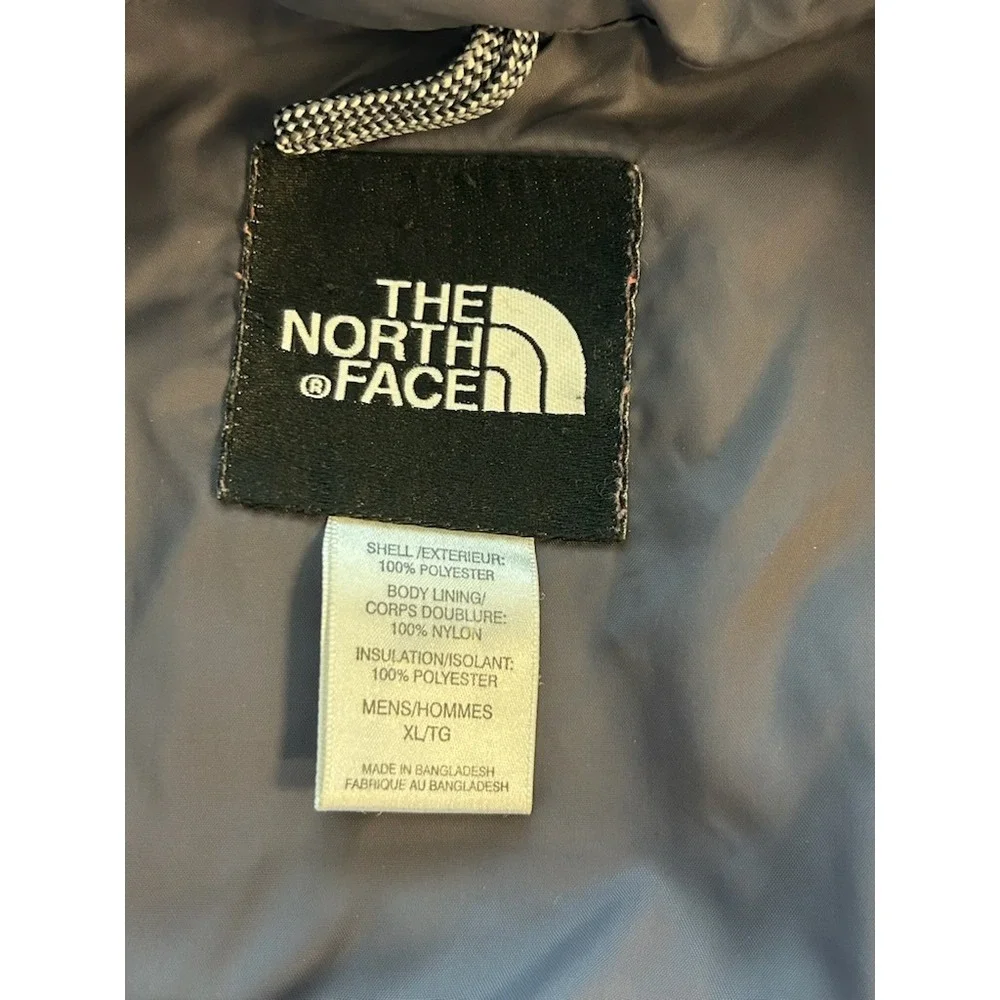 The North Face Mens Blue Puffer‎ Jacket Full Zip Size XL